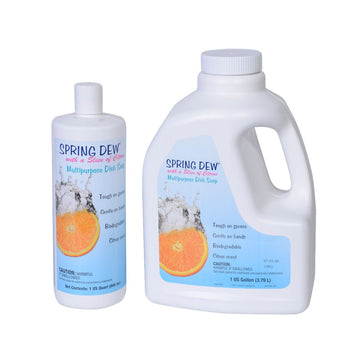 Spring Dew® Slice Of Citrus Multipurpose Dish Soap Single Quart CLASSIC CLEANERS